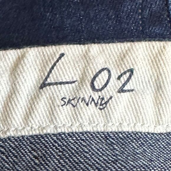Levi’s Made & Crafted L02 Skinny Jeans Dark Wash Classic Premium Denim Size 25 - Picture 10 of 11